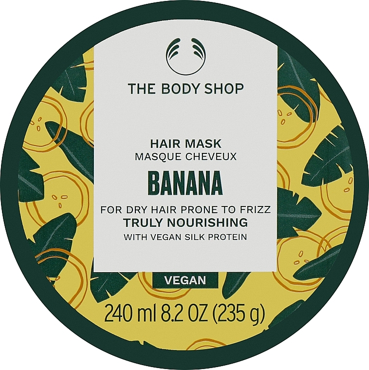 Hair Mask - The Body Shop Banana Truly Nourishing Hair Mask — photo N1