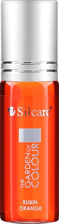 Nail & Cuticle Oil - Silcare The Garden of Colour Roll On Rubin Orange — photo N1