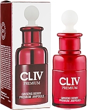 Fragrances, Perfumes, Cosmetics Energizing Lifting Face Serum with Ginseng Extract - CLIV Ginseng Berry Premium Ampoule