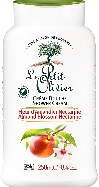 Shower Cream "Almond Blossom & Nectarine" - Le Petit Olivier Almond Blossom Nectarine — photo N7