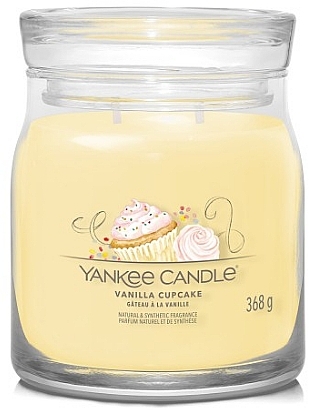 Scented Candle in Jar 'Vanilla Cupcake', 2 wicks - Yankee Candle Singnature — photo N2