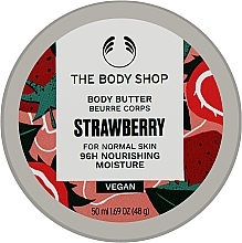 Body Butter - The Body Shop Strawberry 96H Nourishing Moisture Body Butter — photo N1