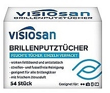 Fragrances, Perfumes, Cosmetics Eyeglass Cleaning Wipes, Pack of 54 - Visiosan