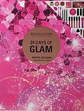 Fragrances, Perfumes, Cosmetics Advent Calendar Set, 24 products - Makeup Revolution 24 Days of Glam Advent Calendar