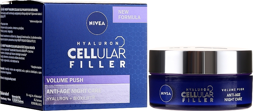 Anti-Aging Night face Cream - NIVEA Hyaluron Cellular Filler Night Cream — photo N2