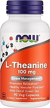 Fragrances, Perfumes, Cosmetics Dietary Supplement "L-Theanine", 100mg - Now Foods L-Theanine Veg Capsules