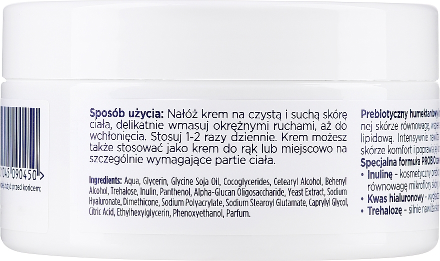 Multifunctional Probiotic Cream for Dry & Sensitive Skin - Soraya Probio Care Humectant Body Cream — photo N3