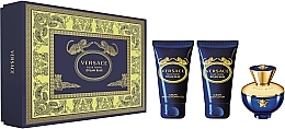 Fragrances, Perfumes, Cosmetics Versace Pour Femme Dylan Blue - Set (edp/50ml + b/l/50ml + s/g/50ml)