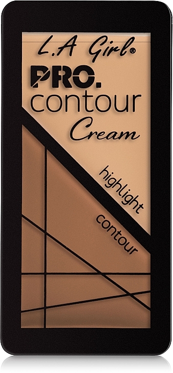 Highlighter - L.A. Girl Pro. Contour Cream Highlight And Contour Duo — photo N2