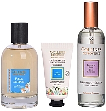 Fragrances, Perfumes, Cosmetics Collines De Provence Tiare Flower - Set (edt/100ml + h/cr/30ml + aroma/spray/100ml) 