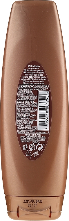 Moisturizing Self-Tanning Body Lotion - Avon Care Sun Moisturising Self-Tan Face & Body Lotion — photo N2