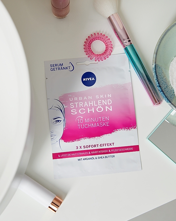 Nourishing 10-Minute Face Mask - Nivea Natural Radiance 10 Minutes Sheet Mask — photo N2