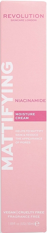 Mattifying Niacinamide Moisturizer - Revolution Skincare Niacinamide Mattifying Moisture Cream — photo N2
