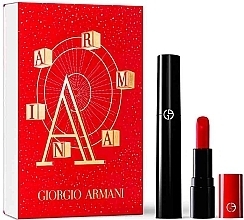 Fragrances, Perfumes, Cosmetics Giorgio Armani Eyes To Kill (mascara/6.9ml + lipstick/1.2ml) - Set