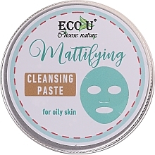 Fragrances, Perfumes, Cosmetics Cleansing Face Paste - ECO U Mattifying Cleansing Paste For Oily Skin
