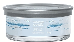 Fragrances, Perfumes, Cosmetics Scented Candle in Glass 'Ocean Air', 5 wicks - Yankee Candle Singnature