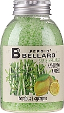 Fragrances, Perfumes, Cosmetics Bath Caviar "Bamboo & Lemon" - Fergio Bellaro Bamboo and Lemon Bath Caviar