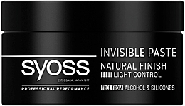 Hair Wax - Syoss Invisible Paste — photo N5