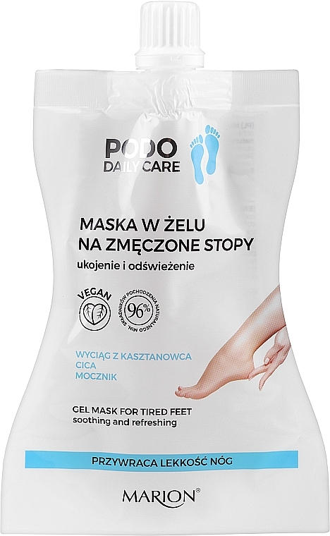 Gel Mask for Tired Feet - Marion Podo Daily Care Gel Mask For Tired Feet — photo N2