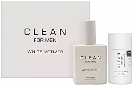 Fragrances, Perfumes, Cosmetics Clean White Vetiver Men - Set (edt/100ml + deo/stick/75g)