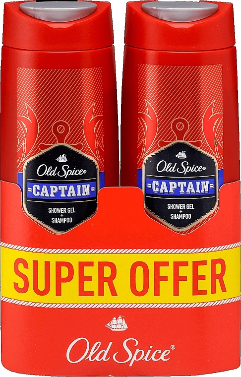 Shampoo-Shower Gel 2in1 - Old Spice Captain Shower Gel + Shampoo — photo N2