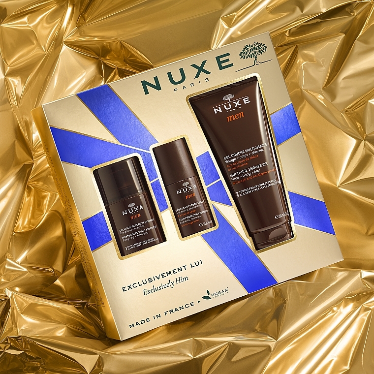 Bundle - Nuxe Men Exclusively Him (sh/gel/200ml + f/gel/50ml + deo/50ml) — photo N3