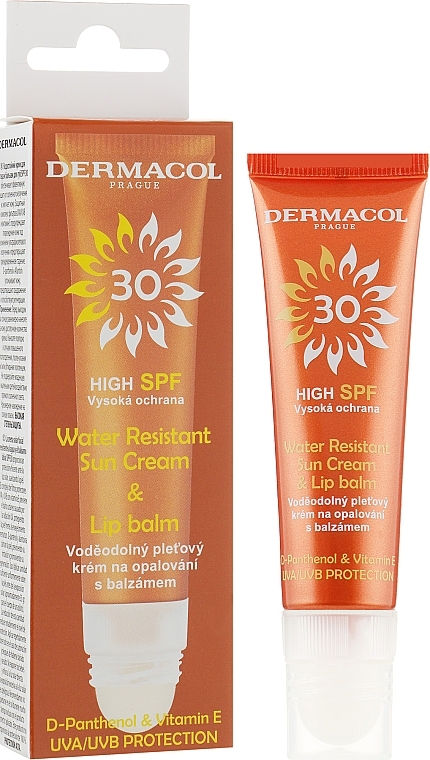 Face Cream and Lip balm - Dermacol Sun Cream & Lip Balm SPF30 — photo N16
