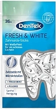 Fragrances, Perfumes, Cosmetics Fresh and White Floss Pick, Pack of 36 - DenTek 