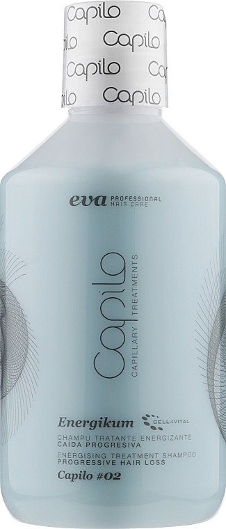 Healing Anti Hair Loss Shampoo - Eva Professional Capilo Energikum Shampoo №02 — photo N9