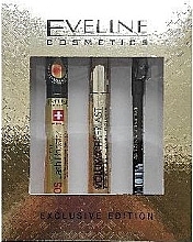 Fragrances, Perfumes, Cosmetics Set - Eveline Cosmetics (mascara/10ml + mascara/10ml + eyeliner pencil)