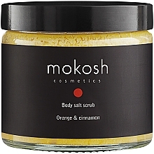 Fragrances, Perfumes, Cosmetics Body Scrub "Orange & Cinnamon" - Mokosh Cosmetics Body Salt Scrub Orange & Cinnamon