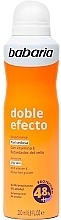 Double Effect Spray Deodorant - Babaria Double Effect — photo N1