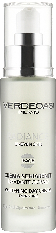 Moisturizing Whitening Day Cream - Verdeoasi Radiance Whitening Day Cream Hydrating — photo N1