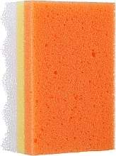 Rainbow Shower Sponge, Orange-Yellow - LULA	 — photo N1