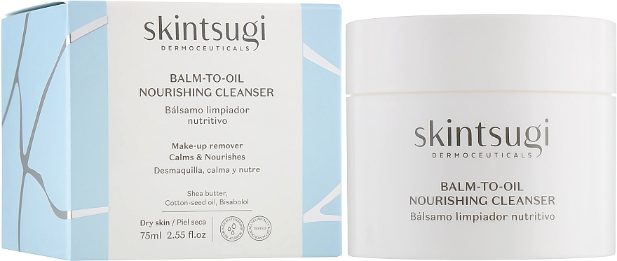 Moisturizing Deep Face Cleansing Oil Balm - Skintsugi Balm-To-Oil Nourishing Cleanser — photo N3