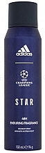 Fragrances, Perfumes, Cosmetics Adidas UEFA Champions League Star - Body Deodorant Spray