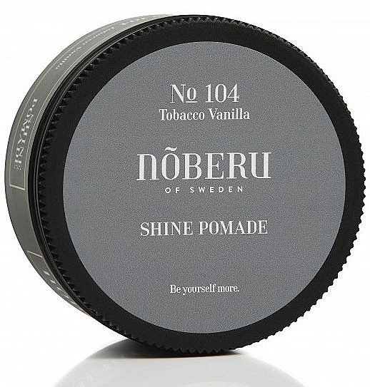 Hair Pomade - Noberu Of Sweden No 104 Tobacco Vanilla Shine Pomade — photo N6