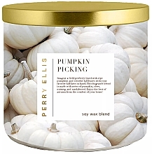 Fragrances, Perfumes, Cosmetics Scented Candle - Perry Ellis Pumpkin Picking Fine Fragrance Candle