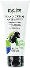 Hand Cream with Olive Oil & Active Components - Melica Organic With Hand Cream Anti-Aging — photo N1