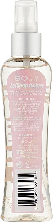 Body Spray - So…? Lollipop Galore Body Mist — photo N2