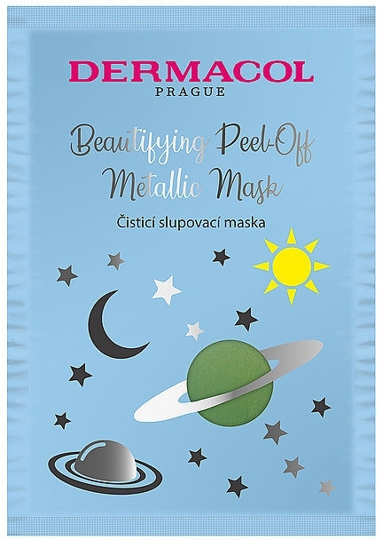 Face Mask - Dermacol Beautifying Cleansing Peel-Off Metallic Mask — photo N1