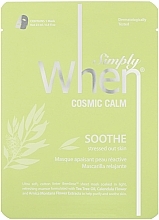 Facial Sheet Mask - When Simply Cosmic Calm — photo N2