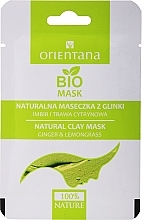 Fragrances, Perfumes, Cosmetics Ginger & Lemongrass Clay Mask for Combination Skin - Orientana (paper pack)