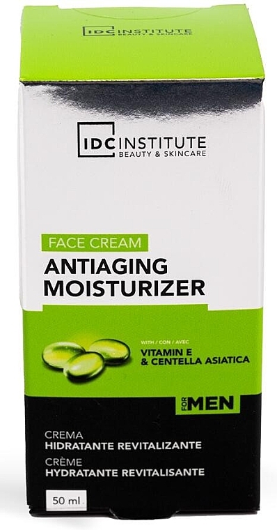 Men Anti-Aging Face Cream - IDC Institute Antiage & Moisturizer Men Face Cream — photo N2