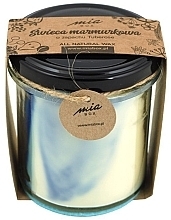 Marble Scented Candle "Tuberose" - Miabox Candle — photo N1