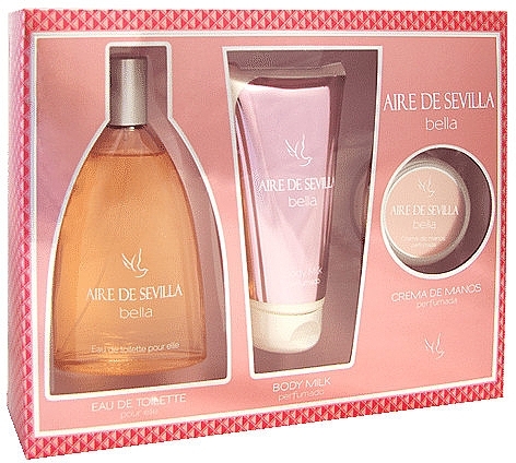 Instituto Español Aire de Sevilla Bella - Set ( edt/150ml + b/milk/150ml + hand/cr/150ml) — photo N4