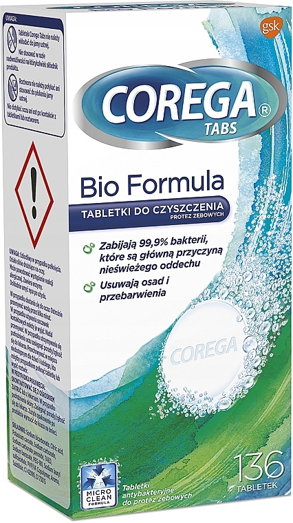 Denture Tablets - Corega Bio Formula Denture Cleaning Tablets — photo N4