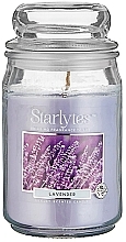 Fragrances, Perfumes, Cosmetics Scented Candle in Glass Jar - Starlytes Lavender Scented Candle
