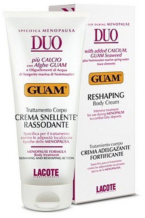 Slim Silhouette Lifting Cream during Menopause - Guam Duo Reshaping Body Cream — photo N1
