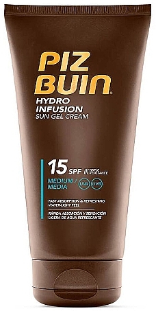 Body Sunscreen Gel Cream - Piz Buin Hydro Infusion Sun Gel Cream SPF15 — photo N3